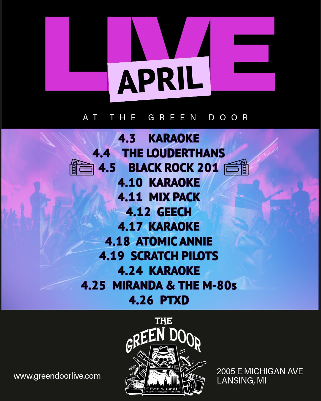 April Schedule